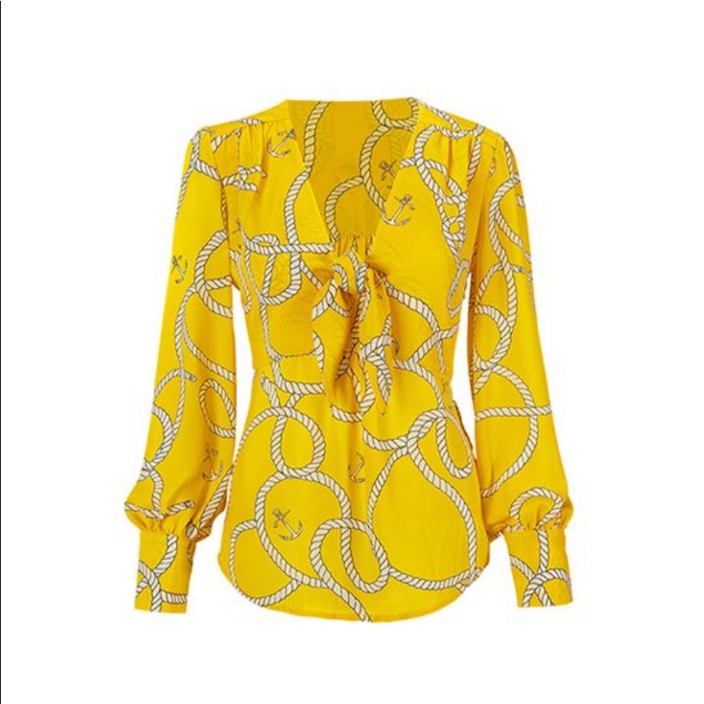 Cabi Spring 2020-Reef Knot Blouse-NWT-Size S